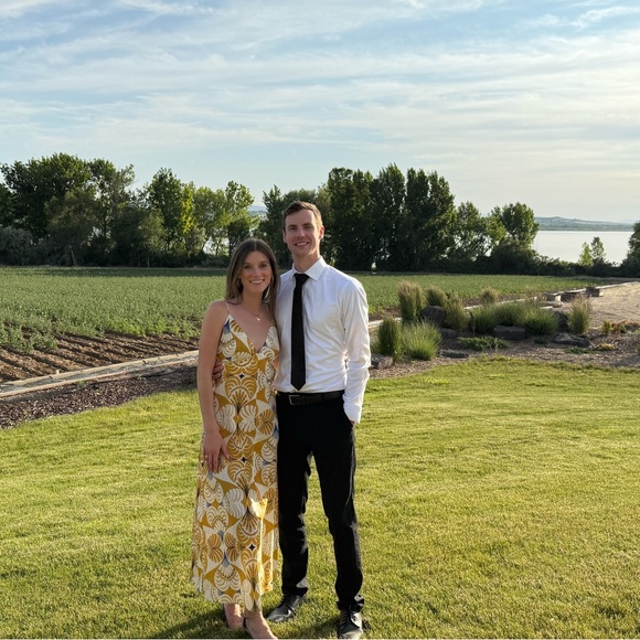 Stunning yellowe slip dress size small - Picture 2 of 3